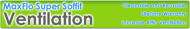 Maxflo Super Soffit Vents