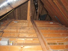 After Batt Insulation Removed