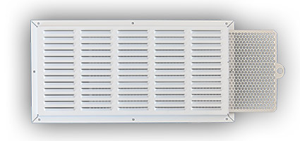 MaxFlo white soffit vents